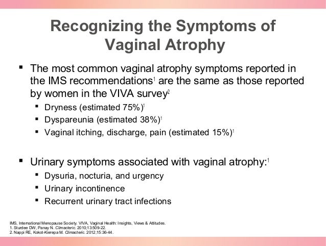 vaginal atrophy and discharge Advent light strip